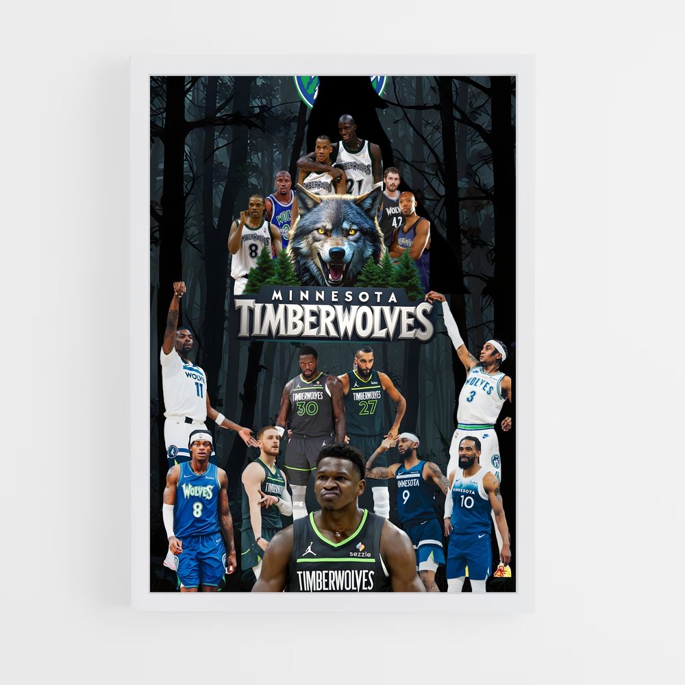 Poster Wolves United – affiche Basketball (vue 3)